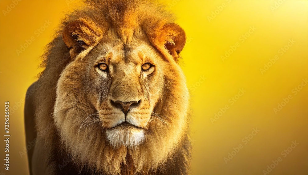 portrait of a lion portrait of a lion