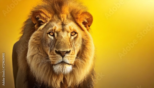 portrait of a lion