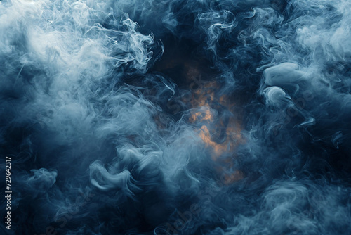 Atmospheric background of smoke and clouds. Spooky cloudscape with ethereal swirls.