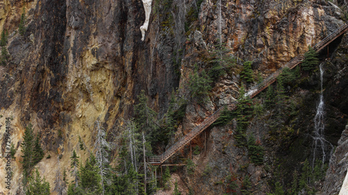 stairs in a mountain