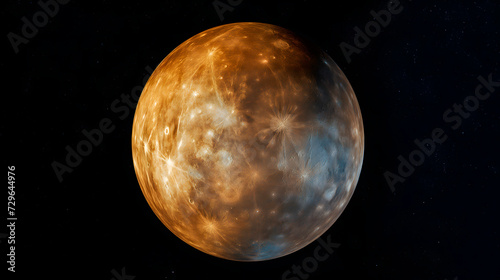 Imagen de mercurio desde un telescopio photo