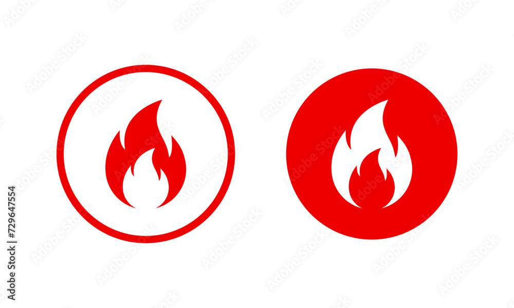 Fire icon set Fire icon set