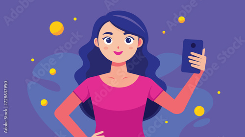 Woman Capturing Selfie With Phone