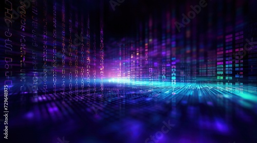 wide screen server data matrix background
