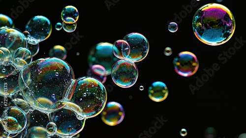  a bunch of bubbles that are floating in the air with water droplets on the bottom of the bubbles and the bottom of the bubbles on the bottom of the bubbles.