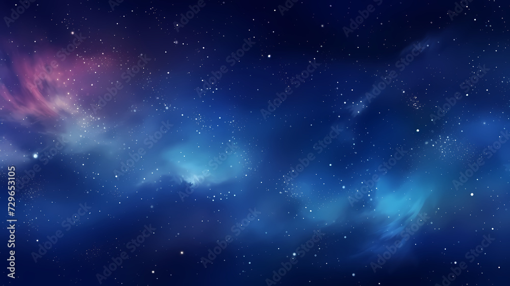 Obraz premium Mysterious star themed gradient background with countless twinkling stars