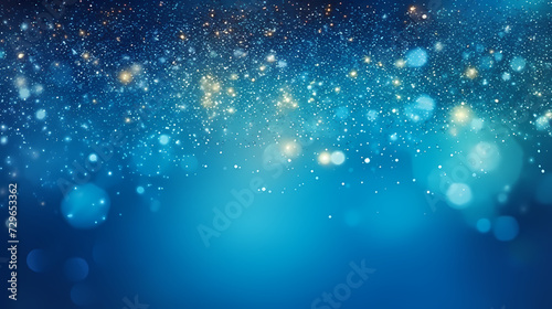 Mysterious star themed gradient background with countless twinkling stars