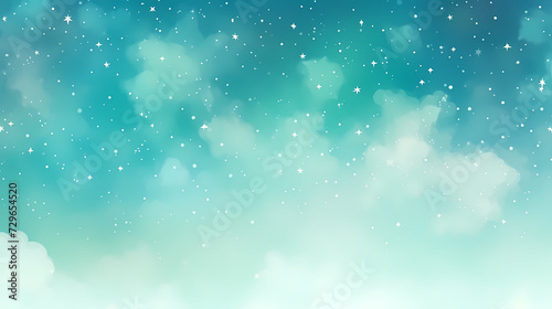 Mysterious star themed gradient background with countless twinkling stars