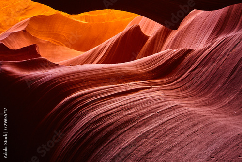 Antelope Canyon Waves and Light Play, Arizona