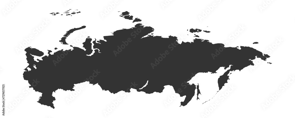 Fototapeta premium vector map Russia