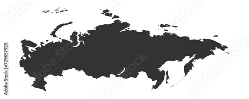 vector map Russia photo