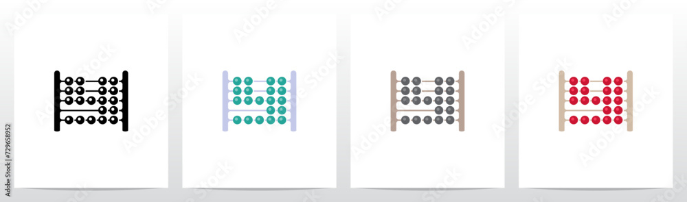 Beads Abacus Letter Logo Design Y