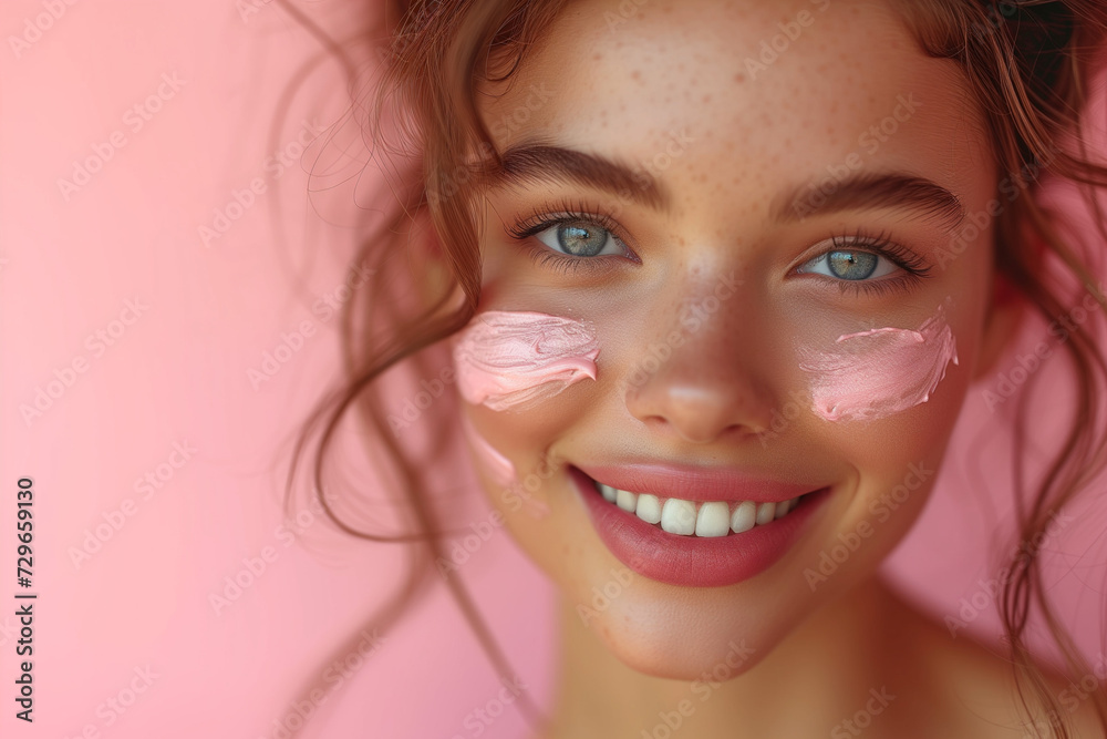 Skincare Beauty Spa Woman's face with healthy skin, High quality cosmetic product or treatment concept Skincare Beauty Spa Woman's face with healthy skin, High quality cosmetic product or treatment concept
