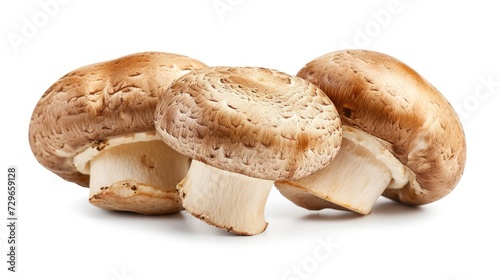 champignon, mushroom, isolated on white background, clipping path, full depth of field