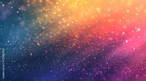 Pink purple yellow colors shiny gradient background with glitter pieces. High quality