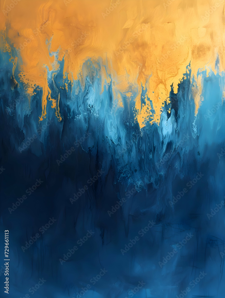 Blue golden colors background. High quality