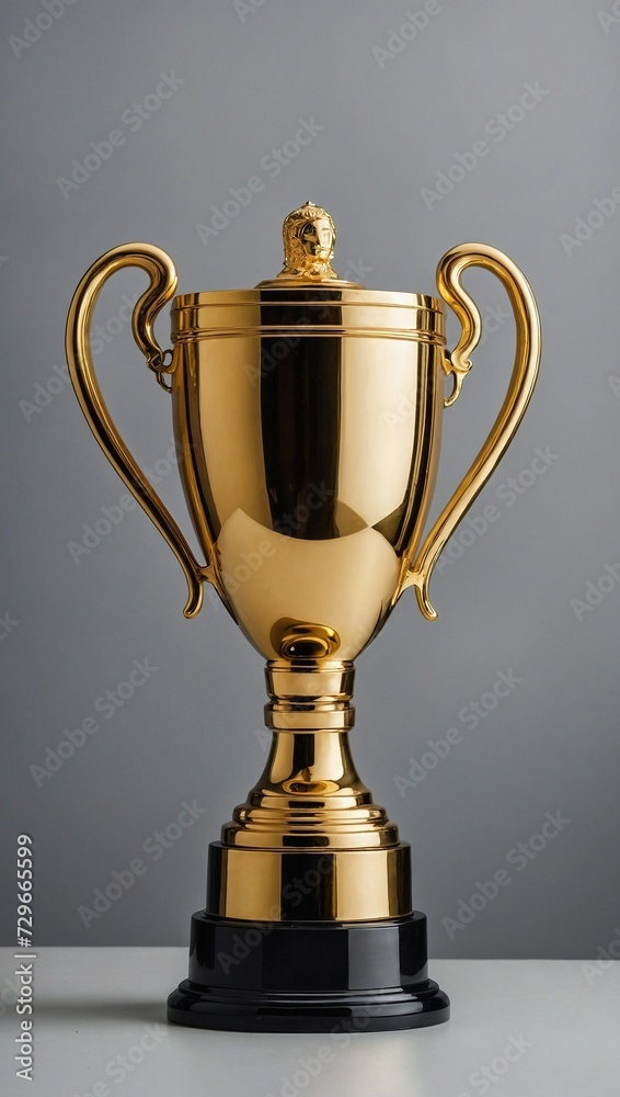 Closeup of a trophy. Sports and competition concept. Winner idea. Copy space. Closeup of a trophy. Sports and competition concept. Winner idea. Copy space.
