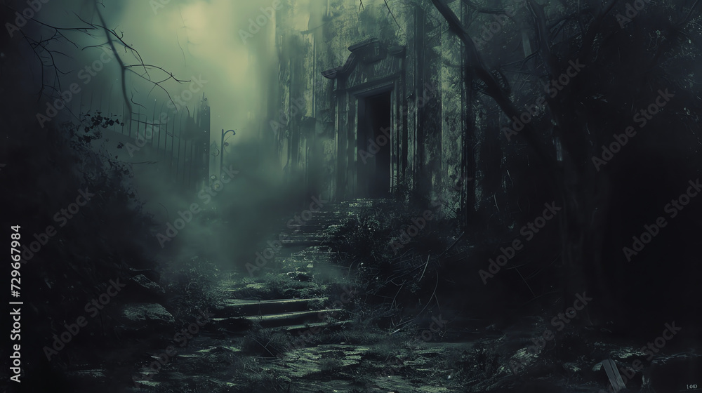 Obraz premium The Darkness Castle
