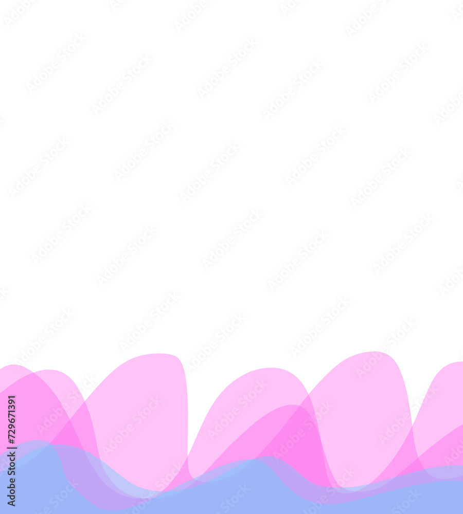 Abstract elemen motif wave blur color pink simple