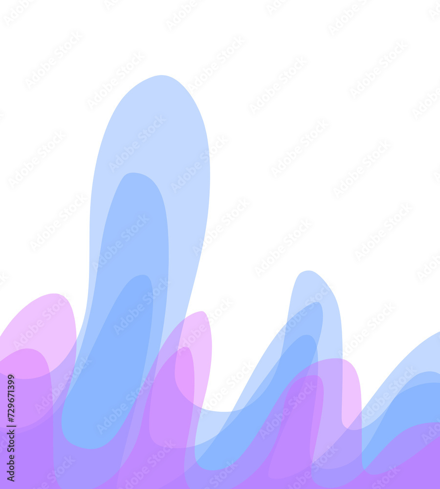 abstract background with wave blue pink 