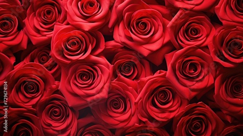 Red roses background  Valentines Day background
