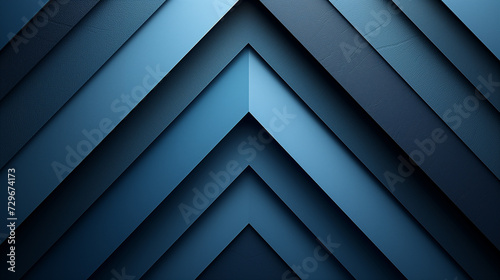 Modern Blue Geometric Patterns: Layered Triangles for Artistic Beauty