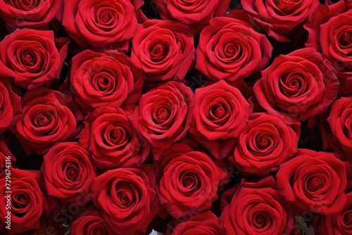 Red roses background for Valentine s Day  Wedding  Mother s Day or other celebration