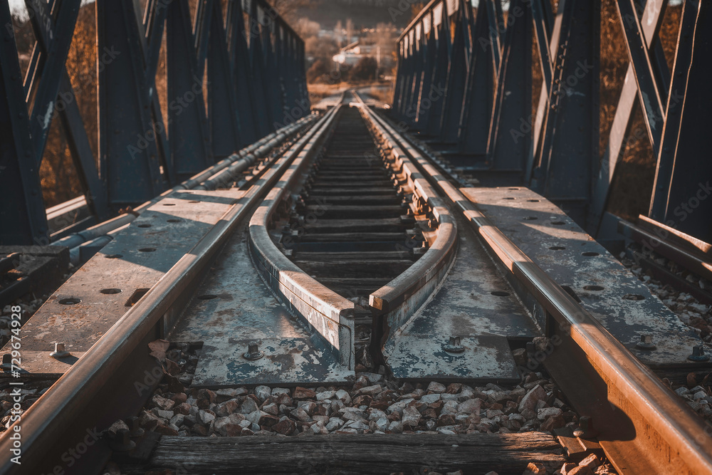 Railroad tracks