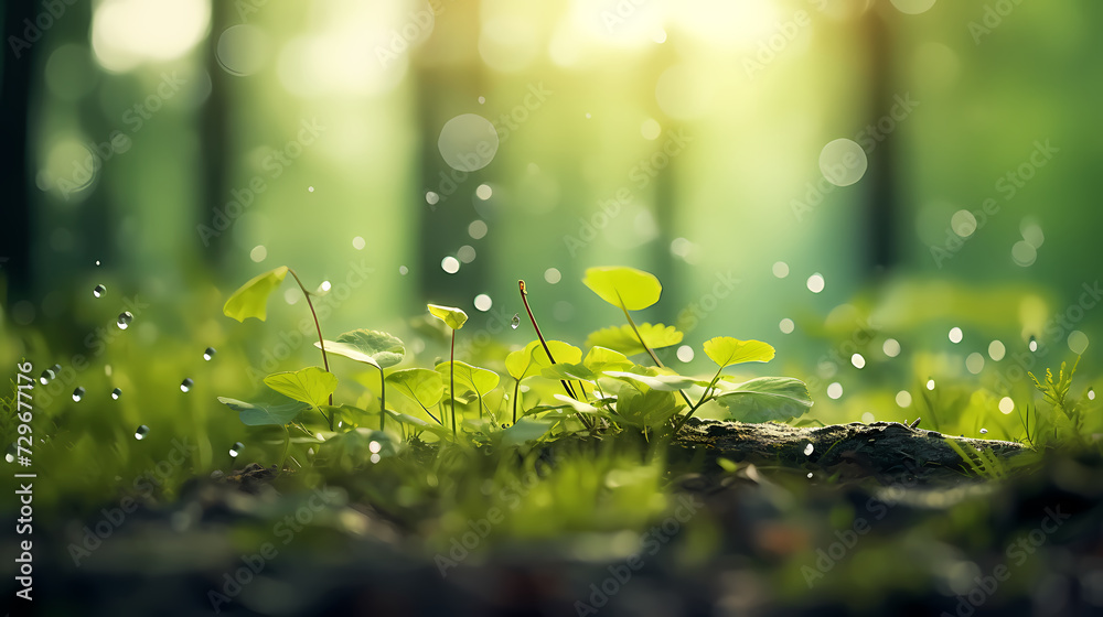 custom made wallpaper toronto digitalSpring nature background, ecology and healthy environment concept
