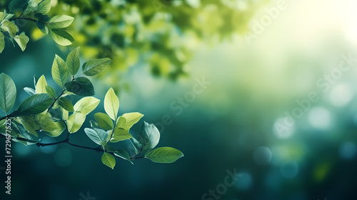 Spring nature background, ecology and healthy environment concept photo
