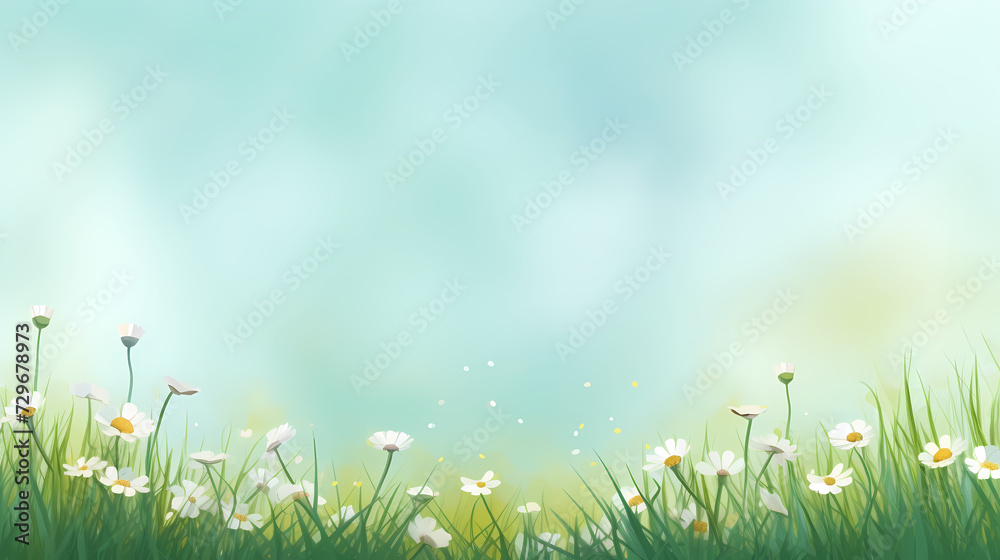 Fototapeta premium Spring nature background, ecology and healthy environment concept