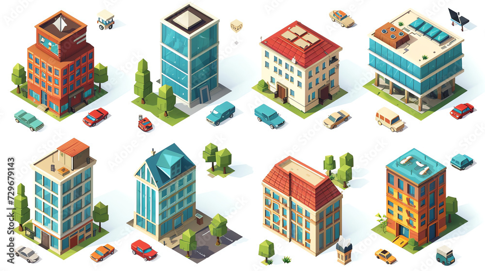 Isometric Building Tileset Isometric Building Tileset
