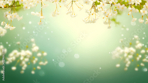 Spring background  green natural rustic background