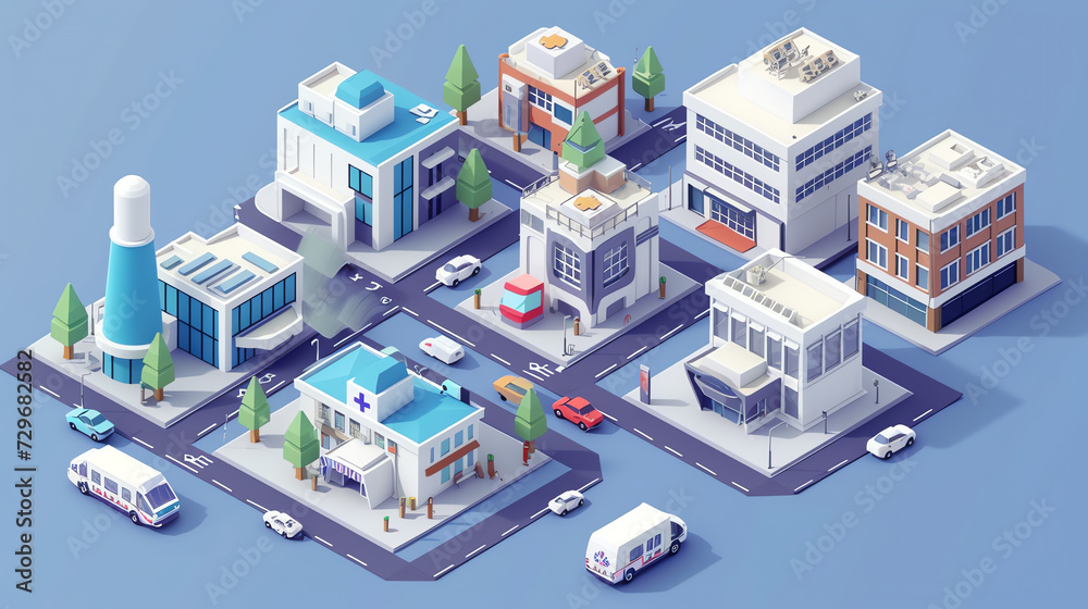 Isometric Hospital Tileset Isometric Hospital Tileset