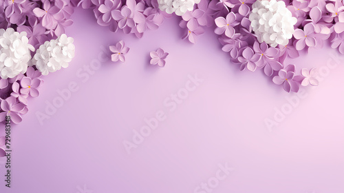 Women's Day or Mother's Day theme background, decorative flower background pattern