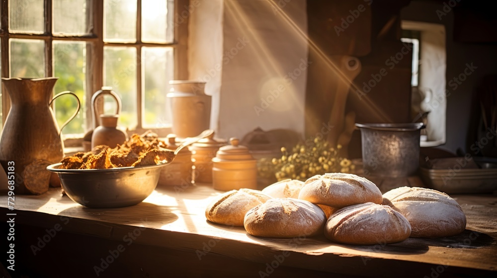 The Sunlit Feast: A Windows Embrace of Fresh-Baked Artisan Bread The Sunlit Feast: A Windows Embrace of Fresh-Baked Artisan Bread