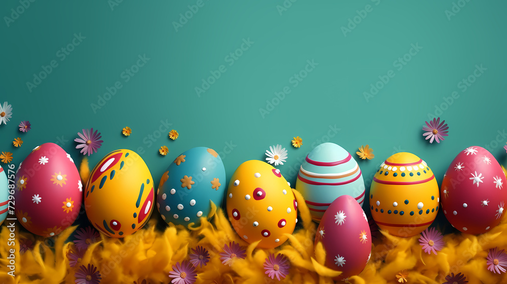 Easter background, background with copy space Easter background, background with copy space