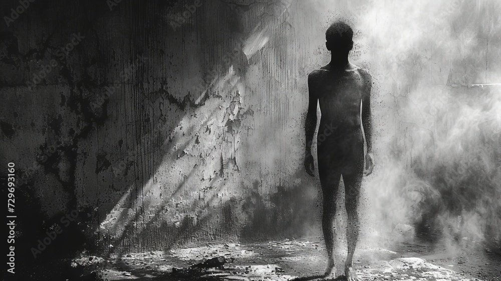 Obraz premium Solitude in the Spotlight