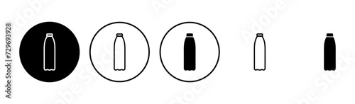 Bottle icon set. bottle vector icon