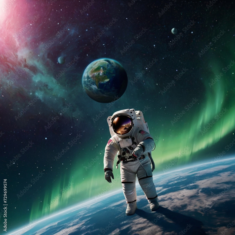 moon, astronaut, earth, spaceship, world, man