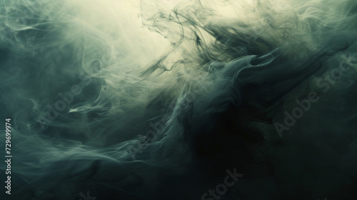 An ethereal ballet of soot floats swirling and gliding through the air in a silent symphony of chaos.
