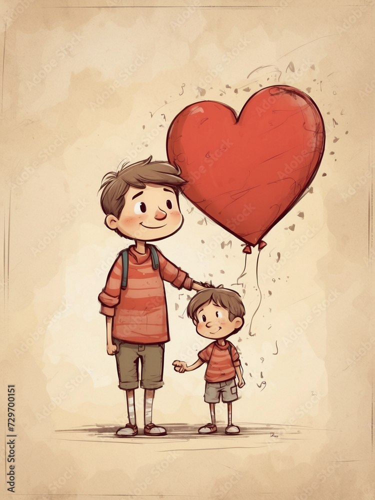 The love of fathers and mothers for their children The love of fathers and mothers for their children