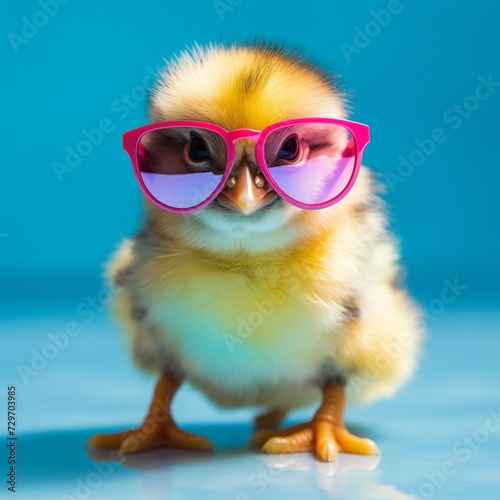 Baby Chick in sunglasses