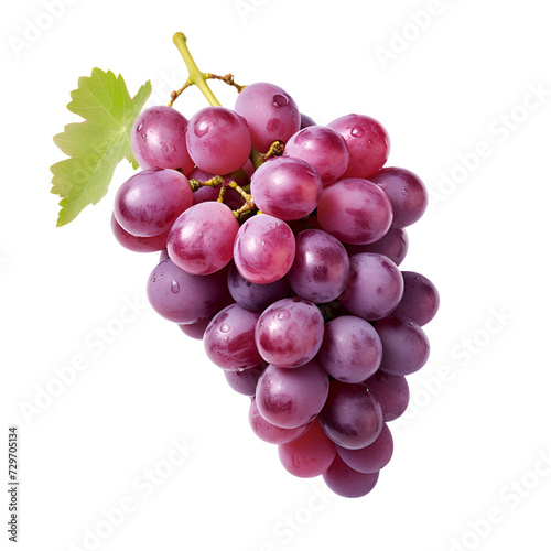 Fresh Grapes Purple Grapes Grape on the Vine No Background 