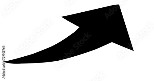 Black arrow sign