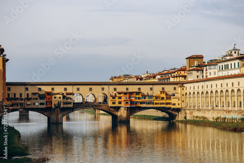 Embankment of Arno River in Florence, Italy © Andrei Antipov