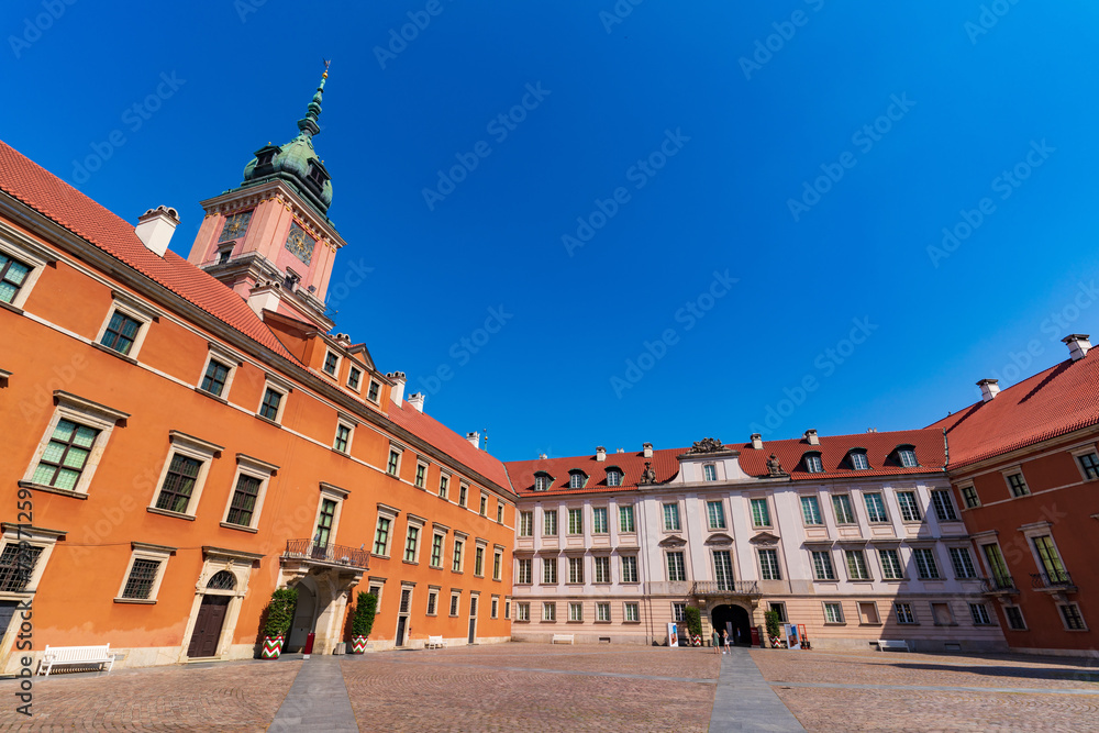 Fototapeta premium Royal Castle in Old Town of Warsaw, Poland