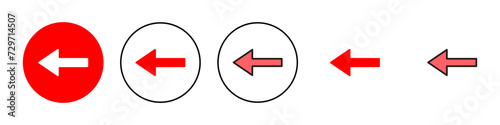 Free Download Arrow icon set illustration. Arrow sign and symbol for web design. - GFXLoad