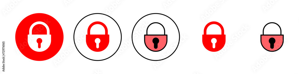 Lock icon set illustration. Padlock sign and symbol. Encryption icon. Security symbol Lock icon set illustration. Padlock sign and symbol. Encryption icon. Security symbol