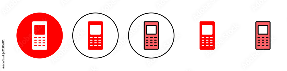 Phone icon set illustration. Call sign and symbol. telephone symbol Phone icon set illustration. Call sign and symbol. telephone symbol